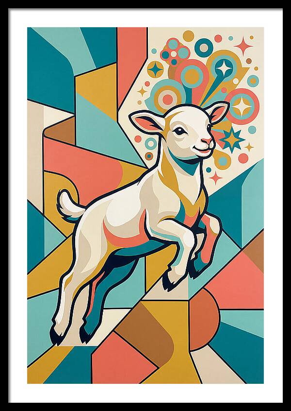 Lively Lamb In Vibrant Colors