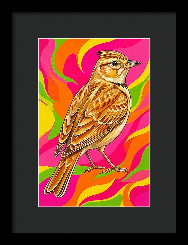 Lively Lark In Vibrant Colors
