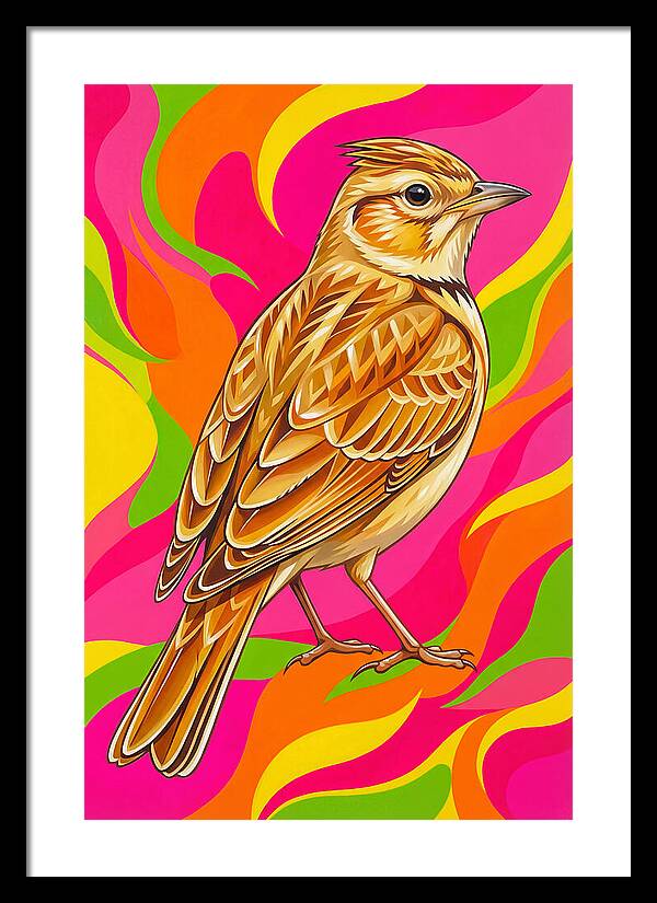 Lively Lark In Vibrant Colors