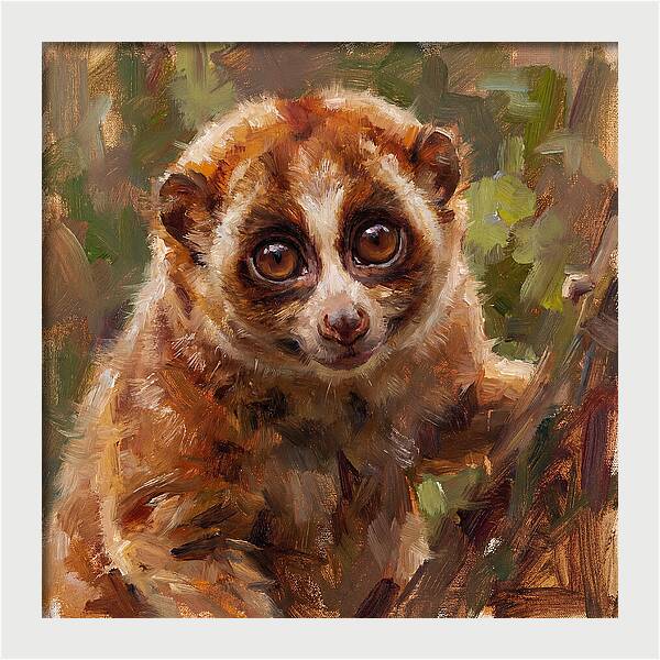 Lively Loris Portrait