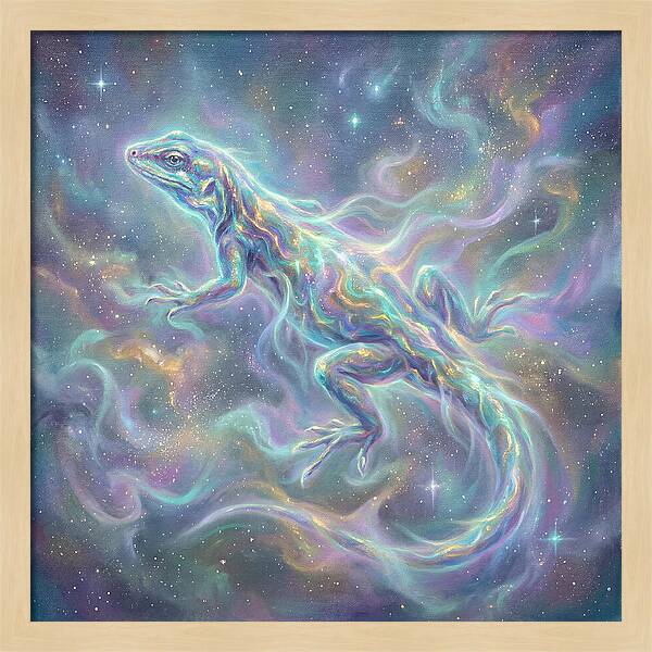 Lizard In Cosmic Space