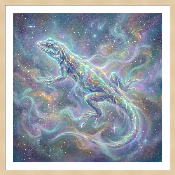 Lizard In Cosmic Space