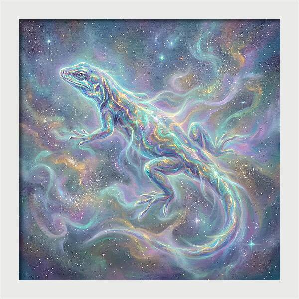 Lizard In Cosmic Space