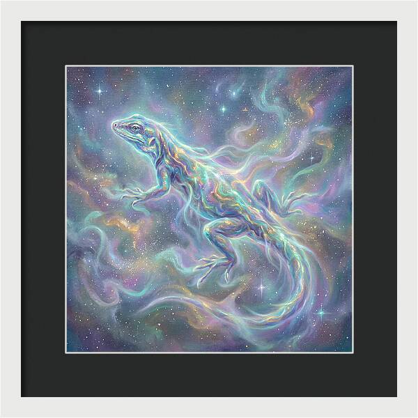 Lizard In Cosmic Space