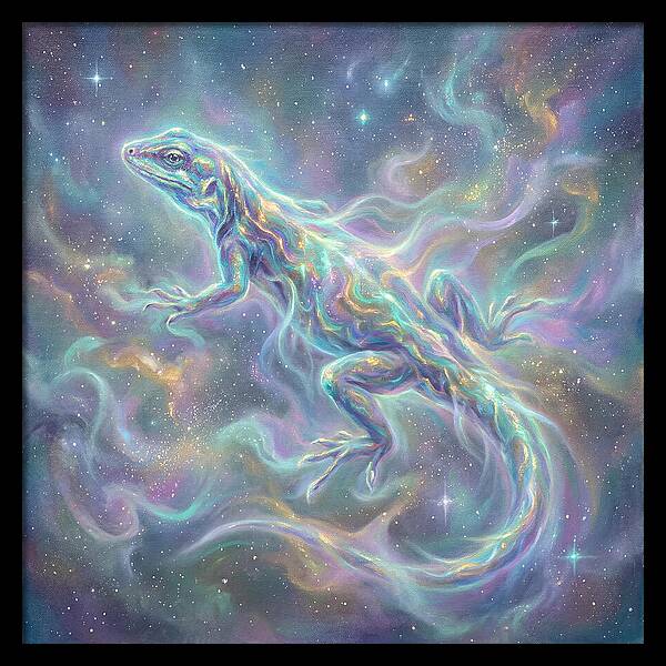Lizard In Cosmic Space