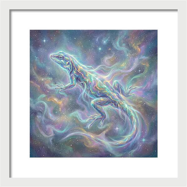 Lizard In Cosmic Space