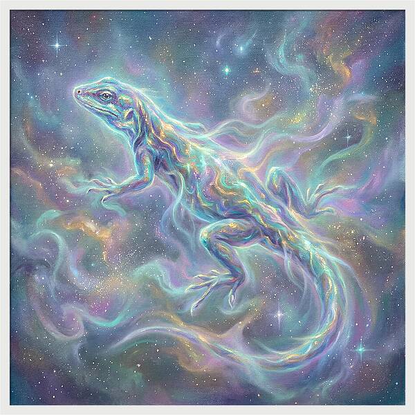 Lizard In Cosmic Space