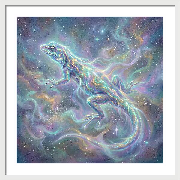 Lizard In Cosmic Space