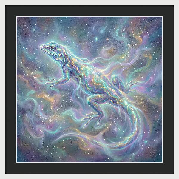 Lizard In Cosmic Space
