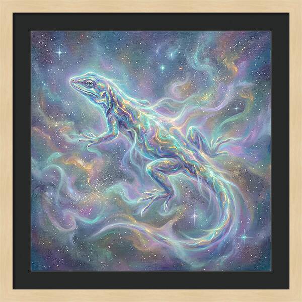 Lizard In Cosmic Space