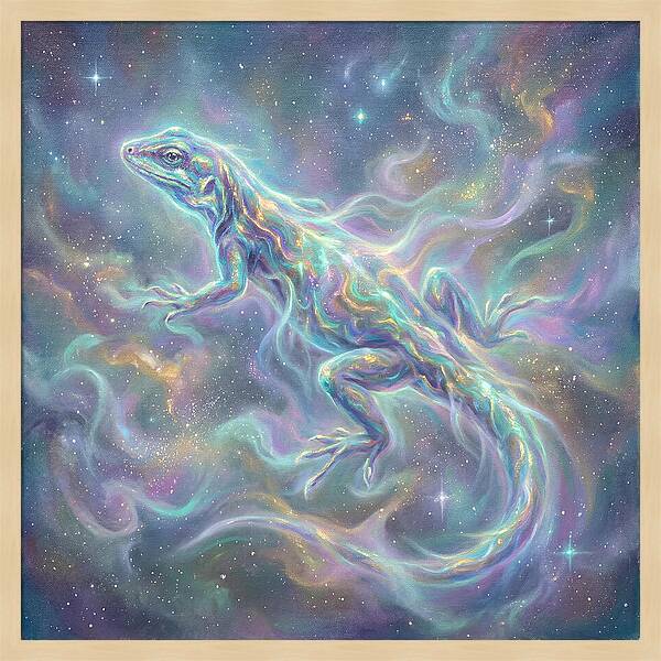 Lizard In Cosmic Space