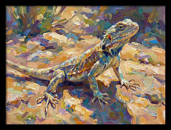 Lizard In Natural Habitat