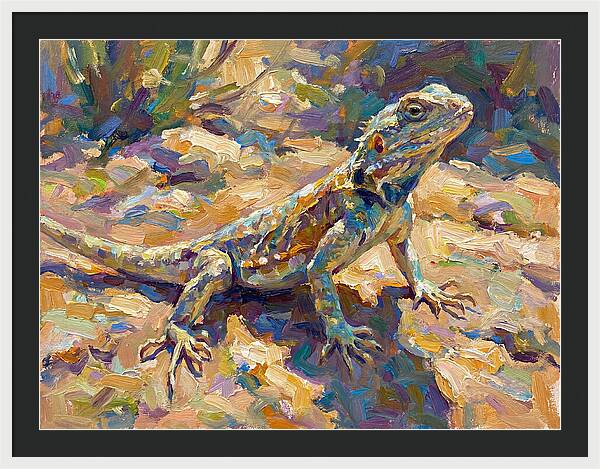Lizard In Natural Habitat