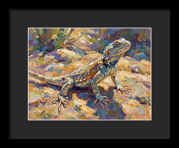 Lizard In Natural Habitat