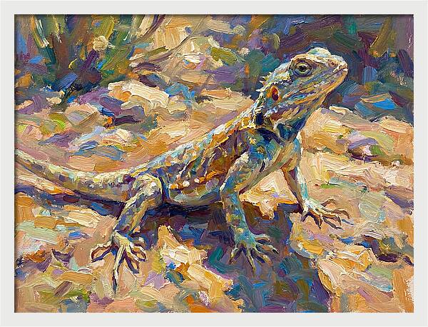 Lizard In Natural Habitat