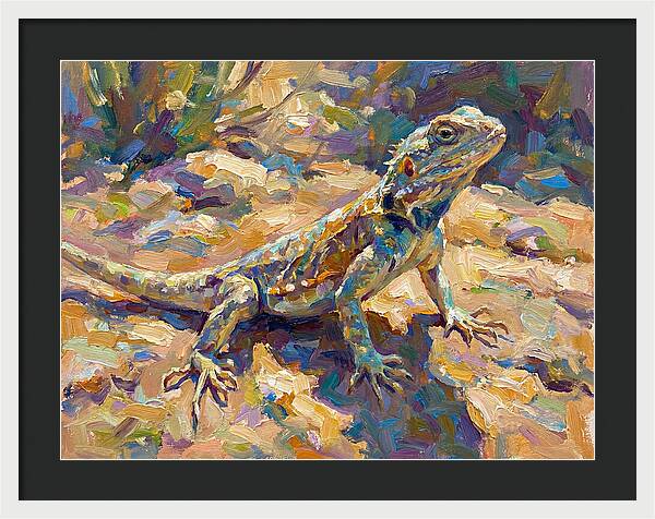 Lizard In Natural Habitat