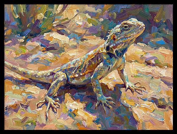 Lizard In Natural Habitat