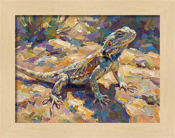 Lizard In Natural Habitat