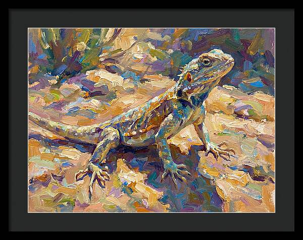 Lizard In Natural Habitat