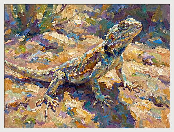 Lizard In Natural Habitat