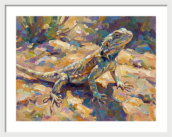 Lizard In Natural Habitat
