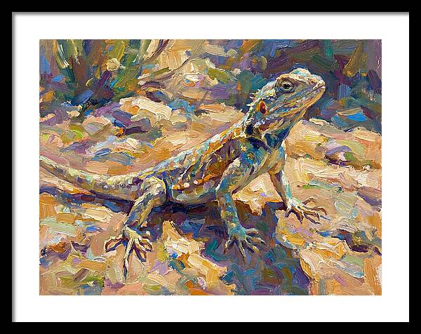 Lizard In Natural Habitat