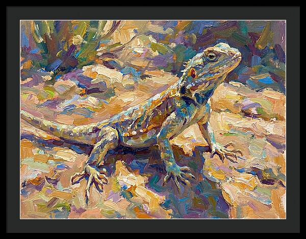 Lizard In Natural Habitat