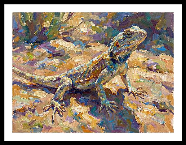 Lizard In Natural Habitat
