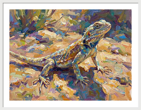 Lizard In Natural Habitat