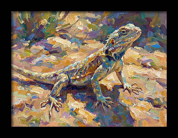Lizard In Natural Habitat