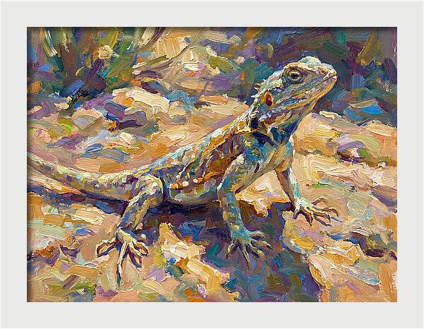 Lizard In Natural Habitat