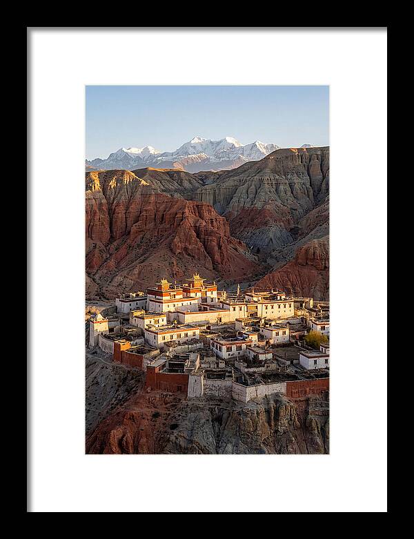 Lo Manthang Walled City At Dusk