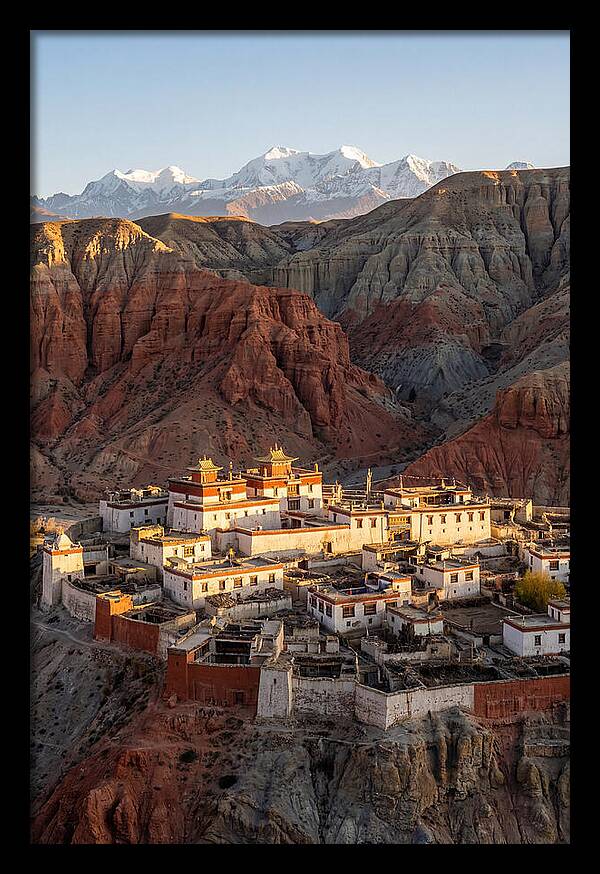 Lo Manthang Walled City At Dusk