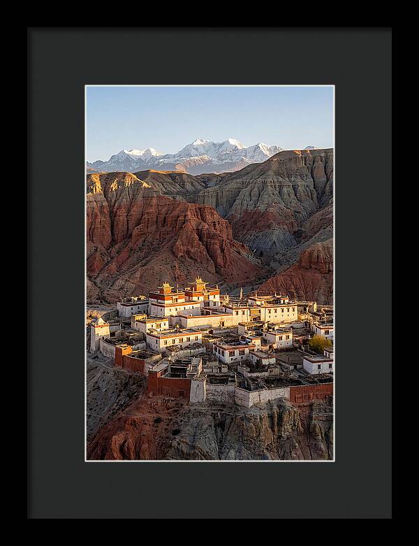 Lo Manthang Walled City At Dusk