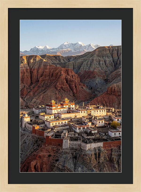 Lo Manthang Walled City At Dusk