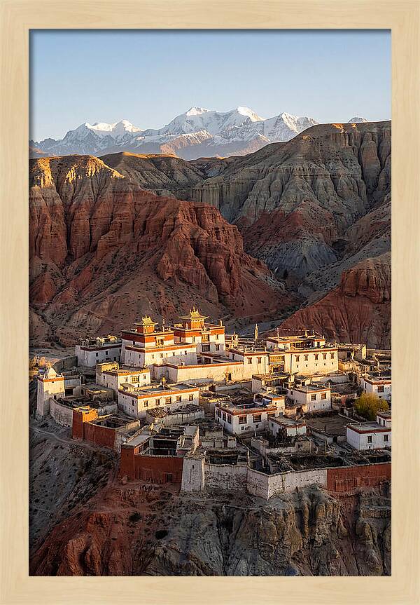 Lo Manthang Walled City At Dusk