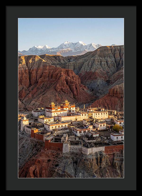 Lo Manthang Walled City At Dusk