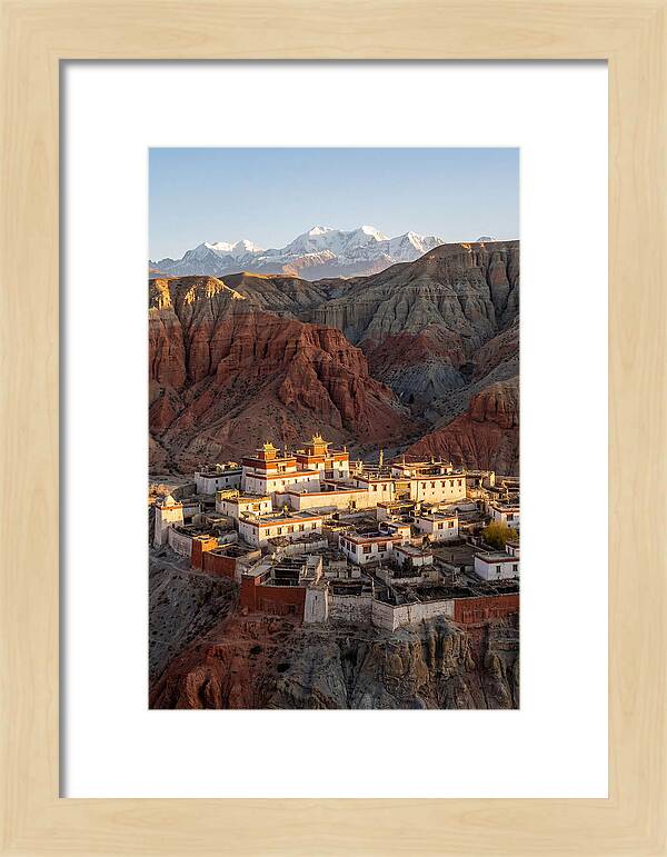 Lo Manthang Walled City At Dusk
