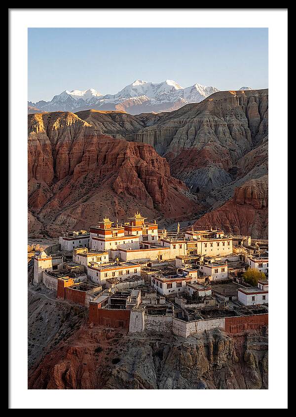 Lo Manthang Walled City At Dusk