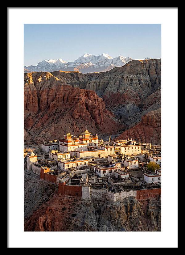 Lo Manthang Walled City At Dusk