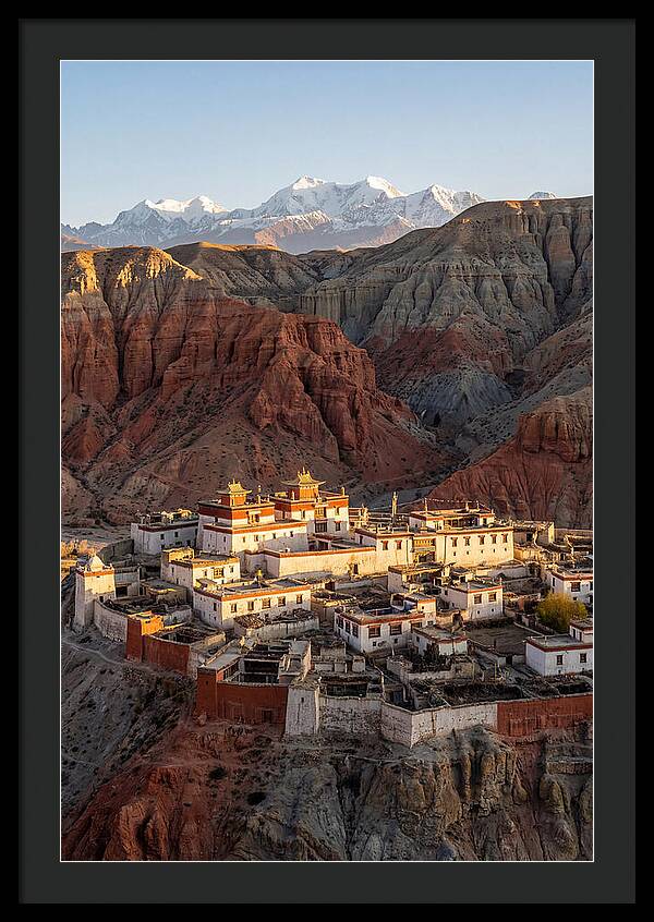 Lo Manthang Walled City At Dusk