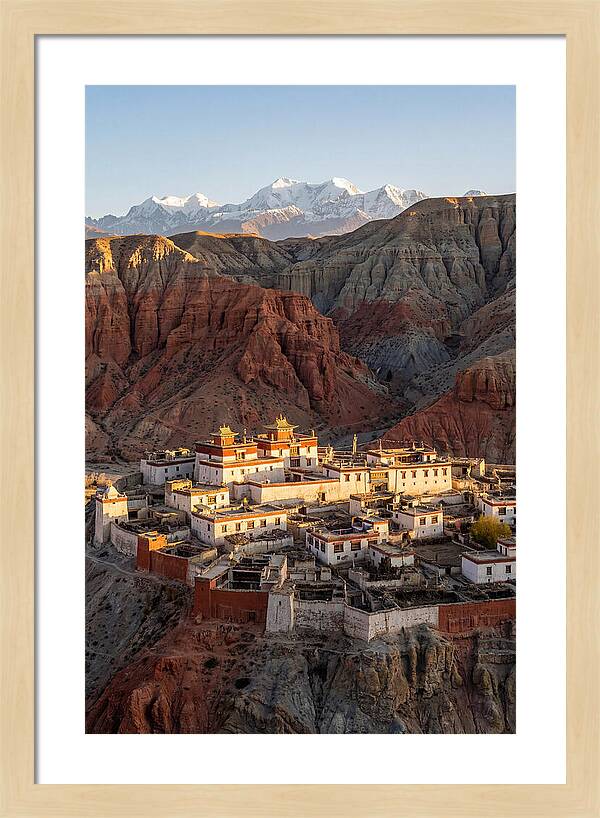 Lo Manthang Walled City At Dusk