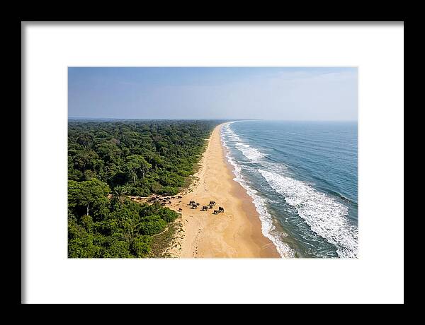 Loango Coastline From Above