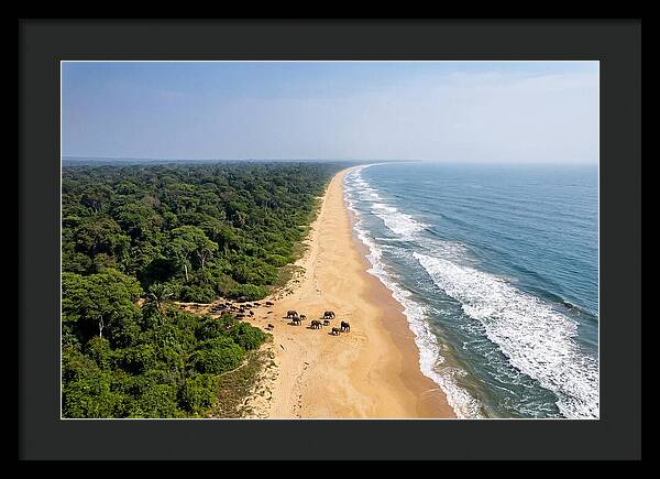 Loango Coastline From Above