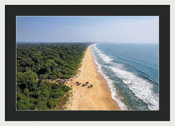 Loango Coastline From Above