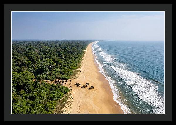 Loango Coastline From Above