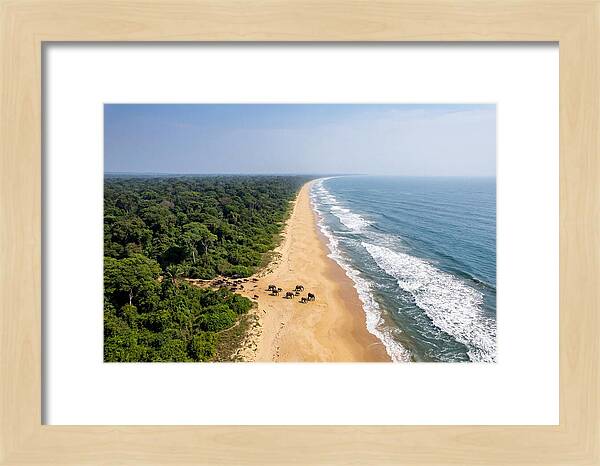 Loango Coastline From Above