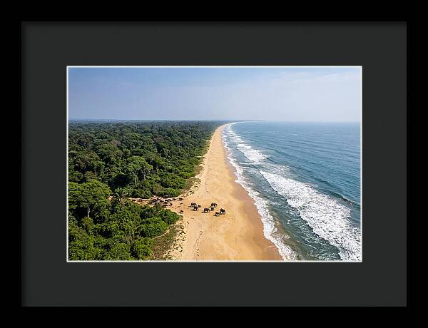 Loango Coastline From Above