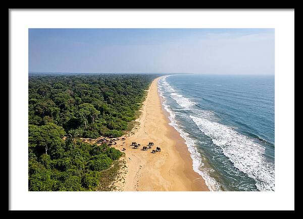 Loango Coastline From Above
