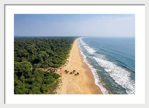 Loango Coastline From Above